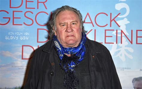 Gasp! Gérard Depardieu Accused of... Kissing a Train Conductor?