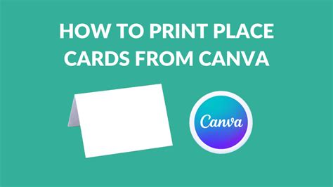 How to Print Place Cards from Canva: A Journey Through Creativity and Practicality