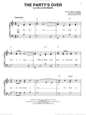 When the Party's Over Piano Sheet Music: A Melodic Journey Through Emotional Landscapes